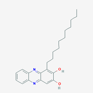 2,3-Phenazinediol, 1-undecyl-