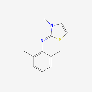 (2Z)-N-(2,6-Dimethylphenyl)-3-methyl-1,3-thiazol-2(3H)-imine