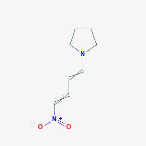 1-(4-Nitrobuta-1,3-dien-1-YL)pyrrolidine