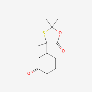 2,2,4-Trimethyl-4-(3-oxocyclohexyl)-1,3-oxathiolan-5-one