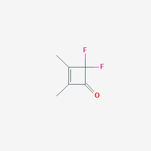 4,4-Difluoro-2,3-dimethylcyclobut-2-en-1-one