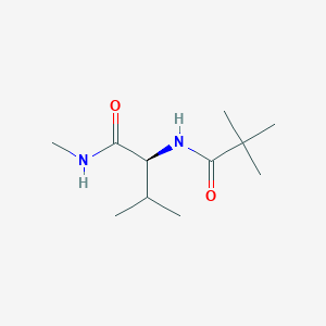 N~2~-(2,2-Dimethylpropanoyl)-N-methyl-L-valinamide