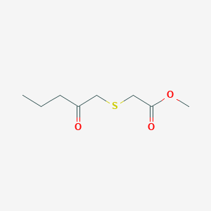 Methyl [(2-oxopentyl)sulfanyl]acetate