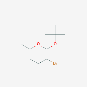 3-Bromo-2-tert-butoxy-6-methyloxane