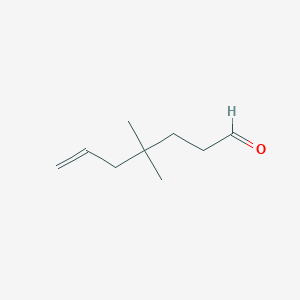 4,4-Dimethylhept-6-enal