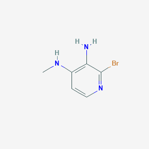 molecular formula C6H8BrN3 B1456767 2-Bromo-N4-methylpyridine-3,4-diamine CAS No. 1396554-44-1