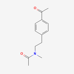 N-[2-(4-Acetylphenyl)ethyl]-N-methylacetamide