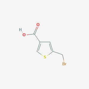 5-(Bromomethyl)thiophene-3-carboxylic acid