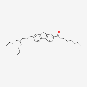 1-[7-(4-Butyloctyl)-9H-fluoren-2-YL]octan-1-one