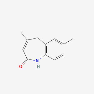 2H-1-Benzazepin-2-one, 1,5-dihydro-4,7-dimethyl-