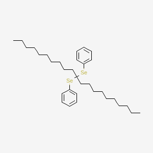 11-Phenylselanylhenicosan-11-ylselanylbenzene