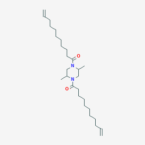 1,1'-(2,5-Dimethylpiperazine-1,4-diyl)di(undec-10-en-1-one)