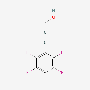 3-(2,3,5,6-Tetrafluorophenyl)prop-2-yn-1-ol