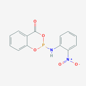 2-(2-Nitroanilino)-2H,4H-1,3,2-benzodioxaphosphinin-4-one