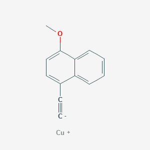 copper(1+);1-ethynyl-4-methoxynaphthalene