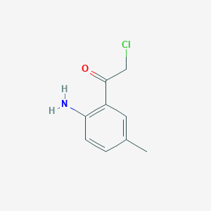 1-(2-Amino-5-methylphenyl)-2-chloroethan-1-one