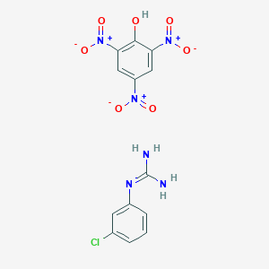 2-(3-Chlorophenyl)guanidine;2,4,6-trinitrophenol