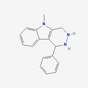 5-Methyl-1-phenyl-2,3,4,5-tetrahydro-1H-pyridazino[4,5-b]indole