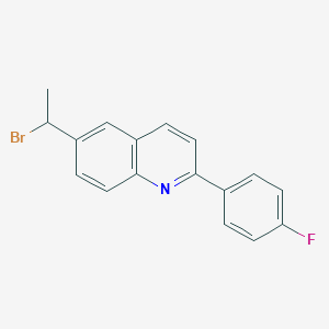 6-(1-Bromoethyl)-2-(4-fluorophenyl)quinoline