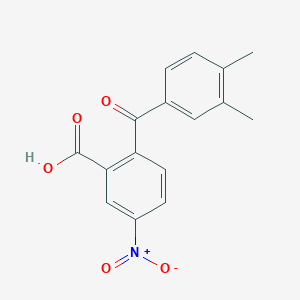 Benzoic acid, 2-(3,4-dimethylbenzoyl)-5-nitro-