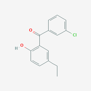 (3-Chlorophenyl)(5-ethyl-2-hydroxyphenyl)methanone