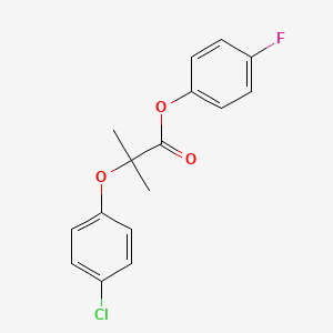 4-Fluorophenyl 2-(4-chlorophenoxy)-2-methylpropanoate