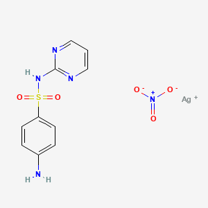 silver;4-amino-N-pyrimidin-2-ylbenzenesulfonamide;nitrate