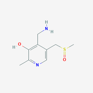 4-(Aminomethyl)-5-[(methanesulfinyl)methyl]-2-methylpyridin-3-ol