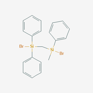 Bromo{[bromo(diphenyl)silyl]methyl}methyl(phenyl)silane