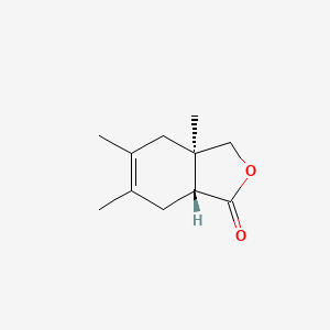 (3aR,7aR)-3a,5,6-Trimethyl-3a,4,7,7a-tetrahydro-2-benzofuran-1(3H)-one