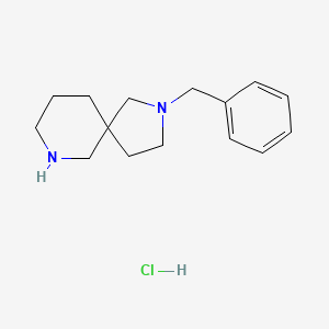 molecular formula C15H23ClN2 B1456790 2-苄基-2,7-二氮杂螺[4.5]癸烷盐酸盐 CAS No. 1359706-30-1