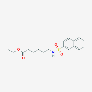 Ethyl 6-[(naphthalene-2-sulfonyl)amino]hexanoate