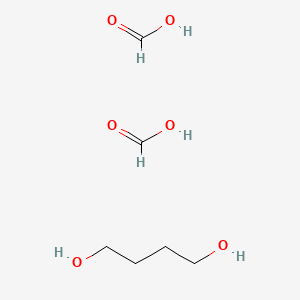 Formic acid--butane-1,4-diol (2/1)