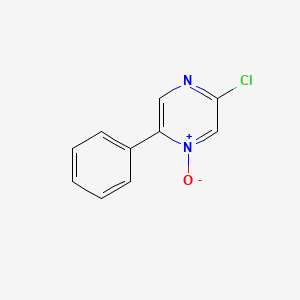 5-Chloro-1-oxo-2-phenyl-1lambda~5~-pyrazine