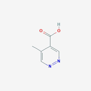 molecular formula C6H6N2O2 B1456796 5-甲基吡哒嗪-4-羧酸 CAS No. 1108712-51-1
