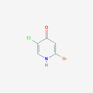 molecular formula C5H3BrClNO B1456799 2-溴-5-氯-4-羟基吡啶 CAS No. 1196145-66-0