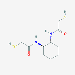 (+/-)-trans-1,2-Bis(2-mercaptoacetamido)cyclohexane