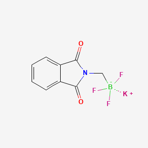 molecular formula C9H6BF3KNO2 B1456800 ((1,3-二氧代异吲哚林-2-基)甲基)三氟硼酸钾 CAS No. 1001671-72-2