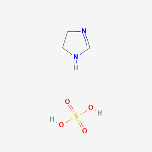 4,5-dihydro-1H-imidazole;sulfuric acid