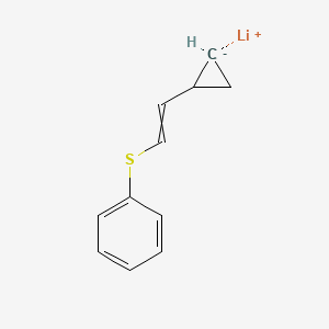 lithium;2-cyclopropylethenylsulfanylbenzene