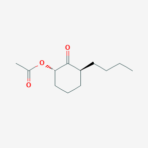 (1S,3S)-3-Butyl-2-oxocyclohexyl acetate