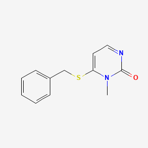 6-(Benzylsulfanyl)-1-methylpyrimidin-2(1H)-one