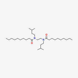 N,N'-(Ethane-1,2-diyl)bis[N-(3-methylbutyl)decanamide]