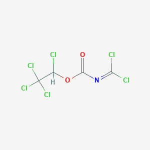 1,2,2,2-Tetrachloroethyl (dichloromethylidene)carbamate