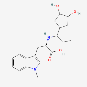 N-[1-(3,4-Dihydroxycyclopentyl)propyl]-1-methyl-L-tryptophan