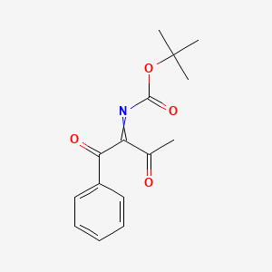 tert-Butyl (1,3-dioxo-1-phenylbutan-2-ylidene)carbamate