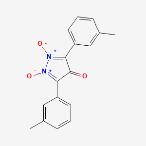 4H-Pyrazol-4-one, 3,5-bis(3-methylphenyl)-, 1,2-dioxide