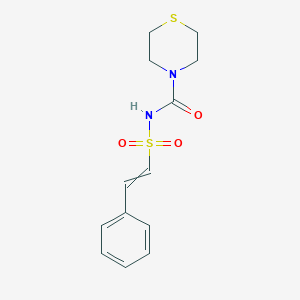 N-(2-Phenylethenesulfonyl)thiomorpholine-4-carboxamide