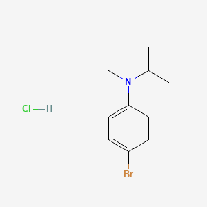 4-bromo-N-methyl-N-propan-2-ylaniline;hydrochloride