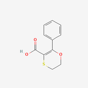 1,4-Oxathiin-3-carboxylic acid, 5,6-dihydro-2-phenyl-